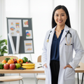 an expert nutritionist whos asian female